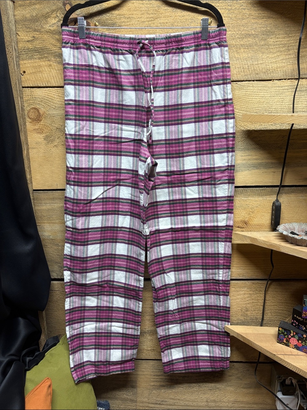 Garnet Hill Plaid Pajama Pants